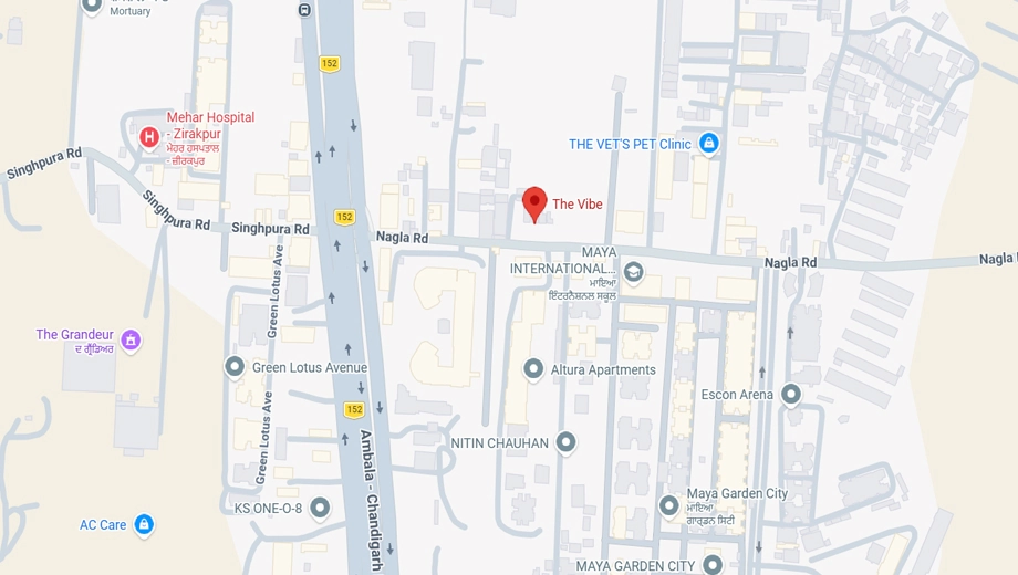 Location of Meydan The Vibe in Zirakpur, Chandigarh - Image 394813