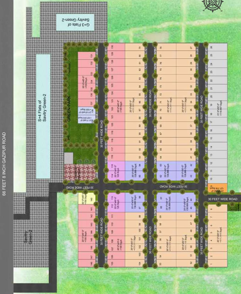 Master Plan of Shahi Vision Homes in Zirakpur, Chandigarh - Image 394837