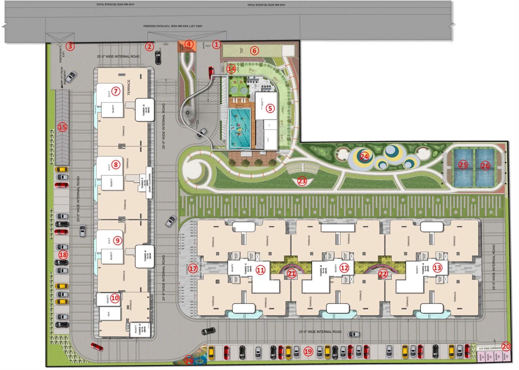 Master Plan of Vista Palencia in Zirakpur, Chandigarh - Image 394855