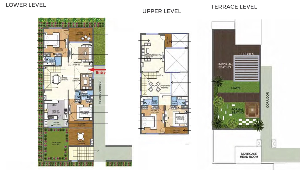 4 BHK House/Villa in ARD Saavan Townhomes And Villas in Yapral, Hyderabad - Image 914444