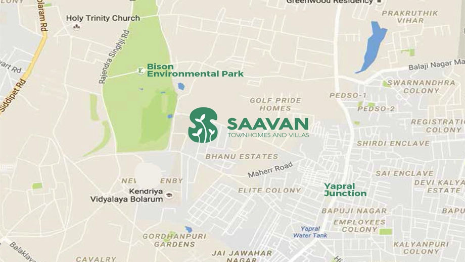 Location of ARD Saavan Townhomes And Villas - Image 394911