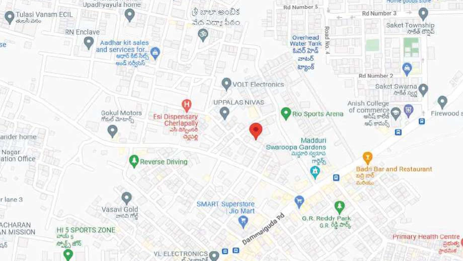 Location of Shree AP Hruthi Residency - Image 394930