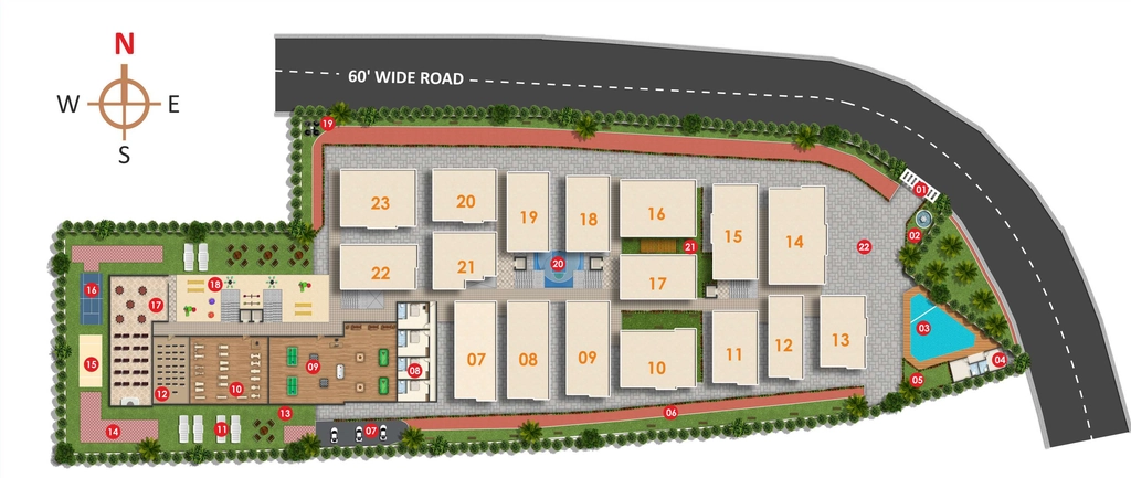 Master Plan of Signifa Signature in Bolarum, Hyderabad - Image 394888