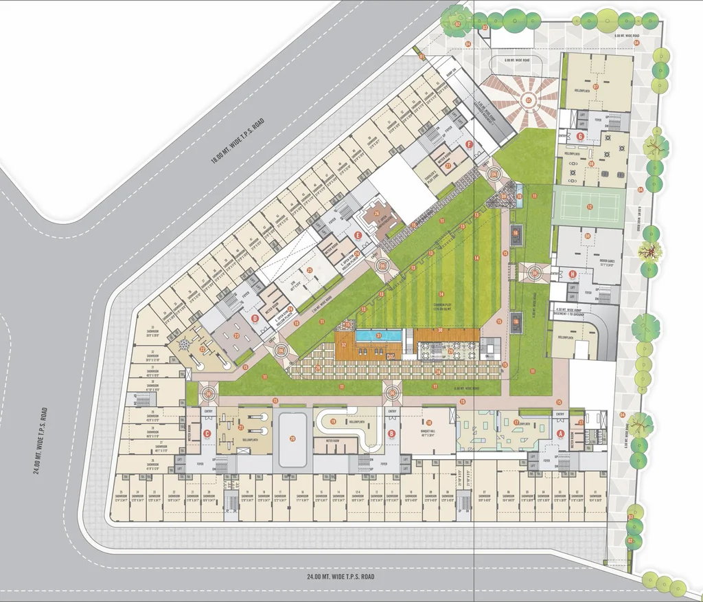 Master Plan of Shayona Signet in New Ranip, Ahmedabad - Image 395737