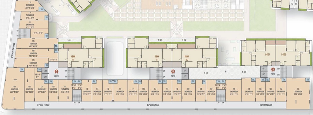 Floor Plan of Commercial Shayona Signet in New Ranip, Ahmedabad - Image 395742