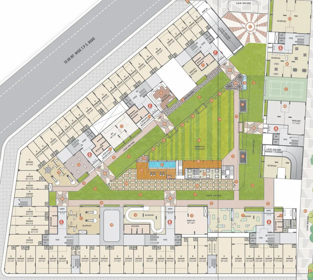 Floor Plan of Commercial Shayona Signet in New Ranip, Ahmedabad - Image 395743