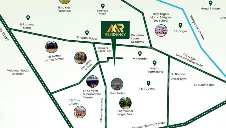 Location of JMJ Mr Residency - Image 394977