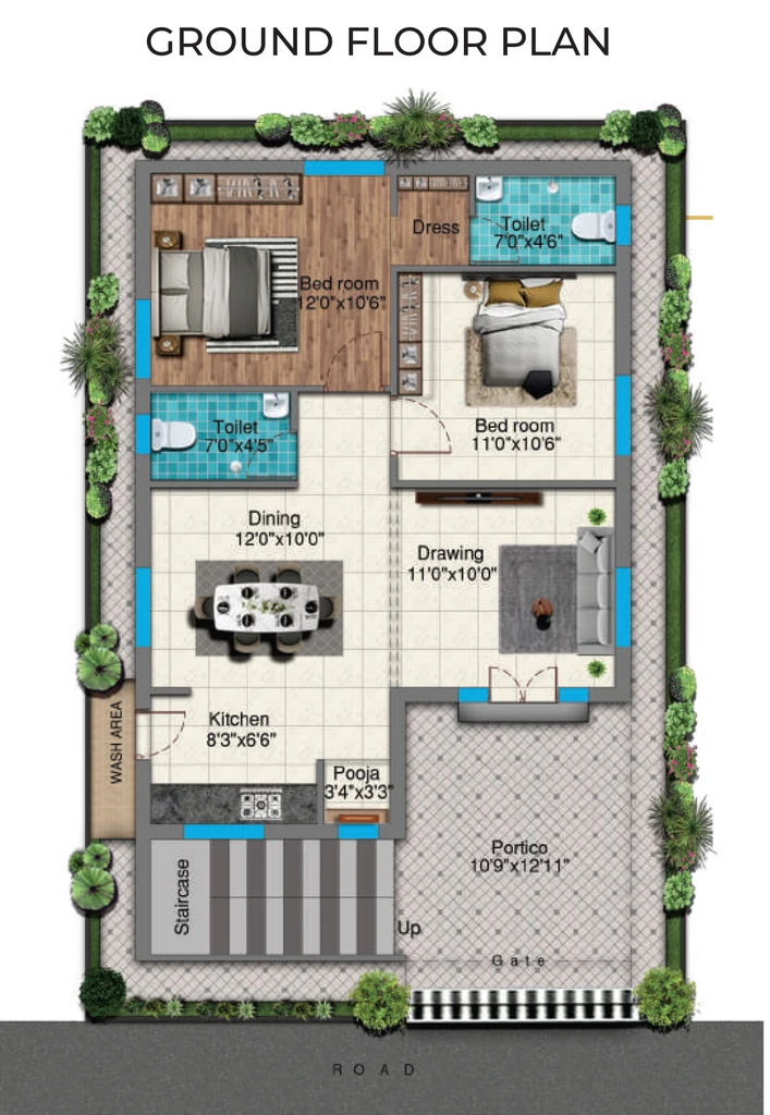 2 BHK House/Villa in NSR Tirumala Hills 2 in Hayathnagar, Hyderabad - Image 914472