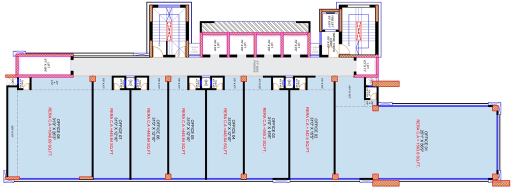 Floor Plan of Vraj Commercial Comming Soon in Andheri West, Mumbai - Image 395882