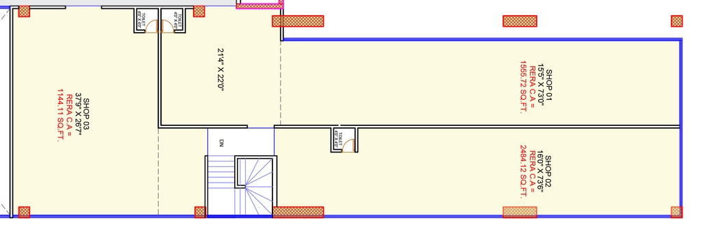 Floor Plan of Vraj Commercial Comming Soon in Andheri West, Mumbai - Image 395881