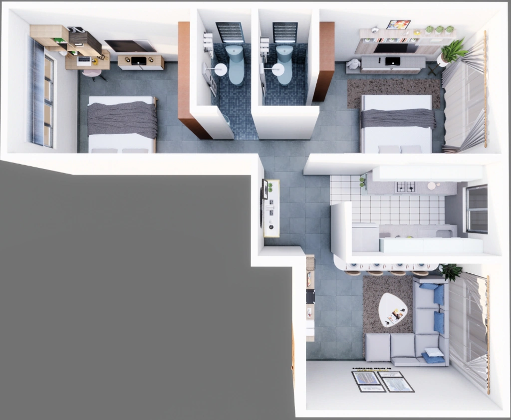 2 BHK Flat in Hiten Dharm Shanti in Goregaon West, Mumbai - Image 914500