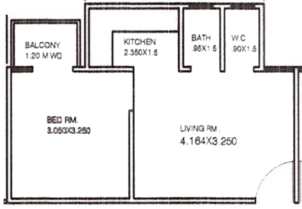 1 BHK Flat in Crossings Chitravan in Crossings Republik, Ghaziabad - Image 914518