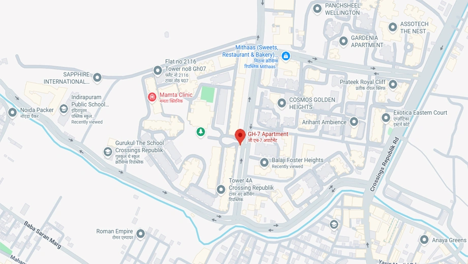 Location of Crossing GH 7 Apartment - Image 395096