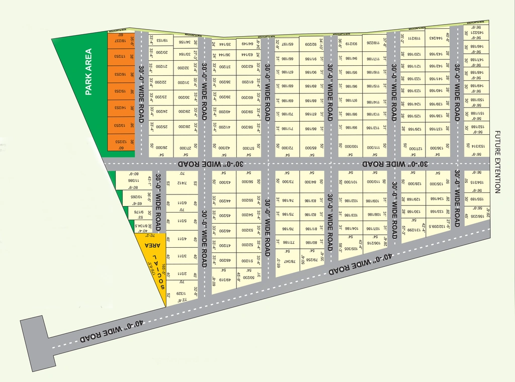 Master Plan of IIDs Eco Highway Gardens in Bibinagar, Hyderabad - Image 395548
