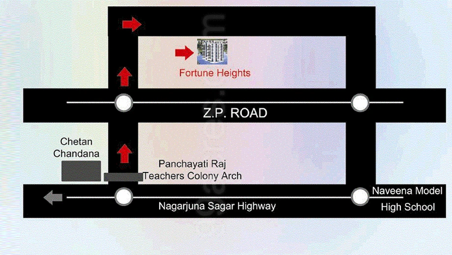 Location of Siri Sampada Fortune Heights - Image 395562