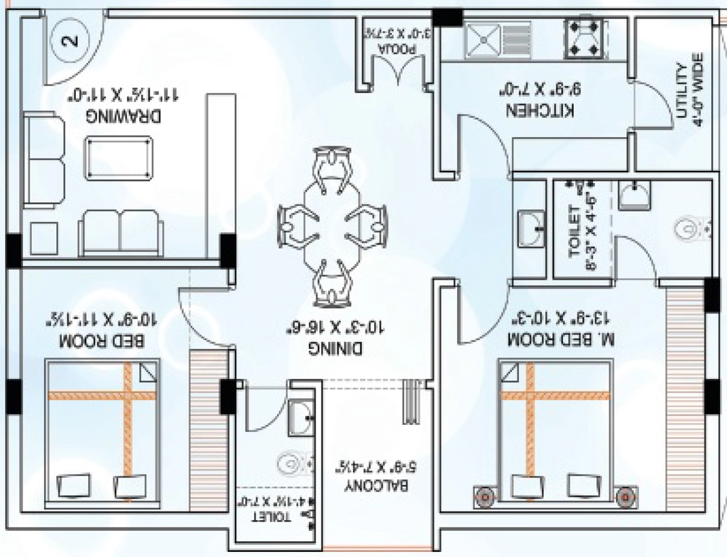 2 BHK Flat in Sri Sai Shiva Shankar Residency in Hastinapuram, Hyderabad - Image 914574