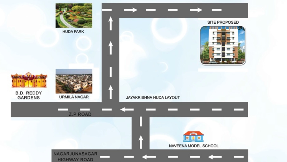 Location of Sri Sai Shiva Shankar Residency - Image 395223