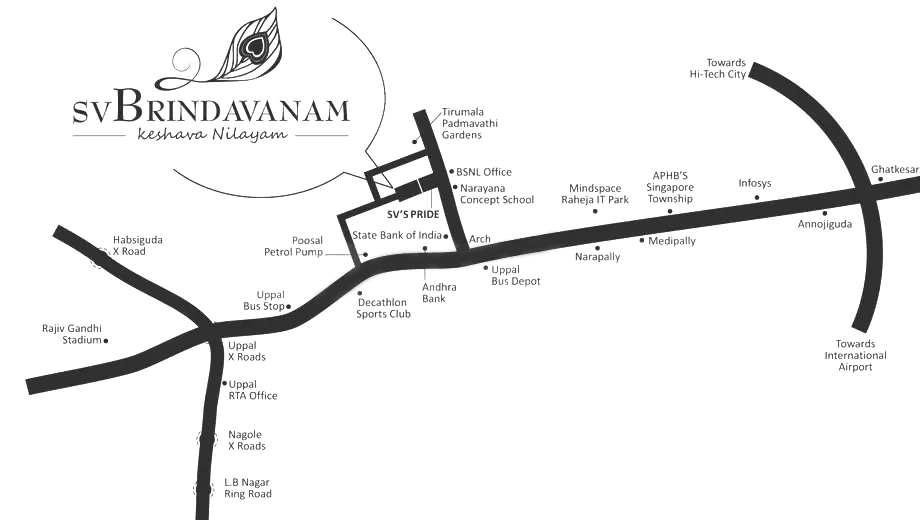 Location of SV Brindavanam - Image 395249