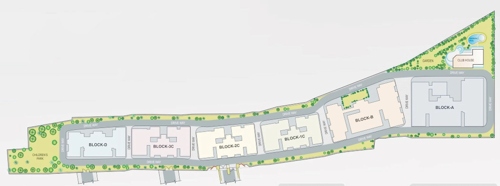 Master Plan of Modi Paramount Residency in Secunderabad, Hyderabad - Image 395586