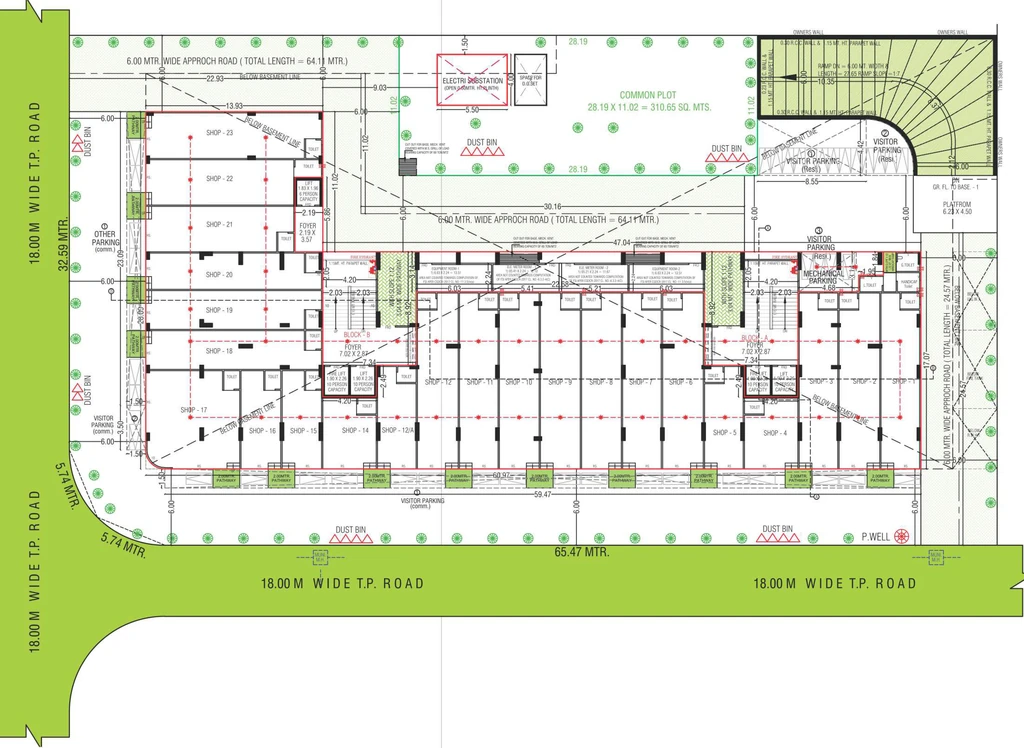 Master Plan of Commercial Adidev Solo Square in Nava Vadaj, Ahmedabad - Image 395215