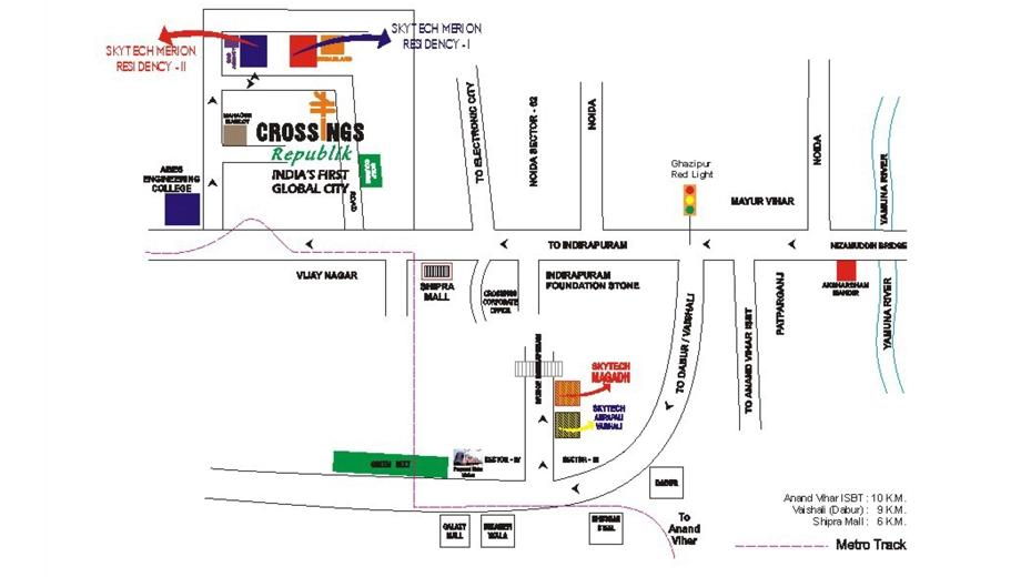 Location of Skytech Merion Residency - Image 395237