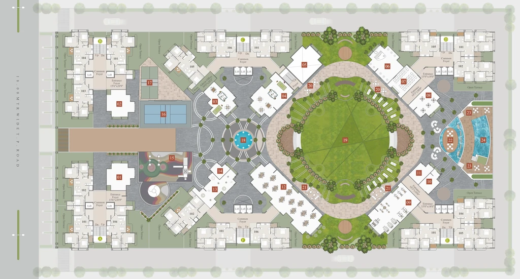 Master Plan of Festival Vibes in Gota, Ahmedabad - Image 395267
