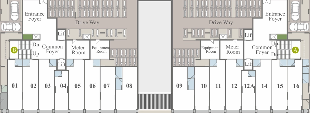 Floor Plan of Commercial Festival Vibes in Gota, Ahmedabad - Image 395287