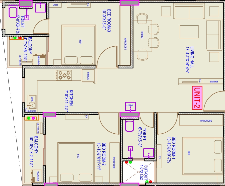 3 BHK Flat in Turban Ecoworld 3 in Kanakpura, Jaipur - Image 914823