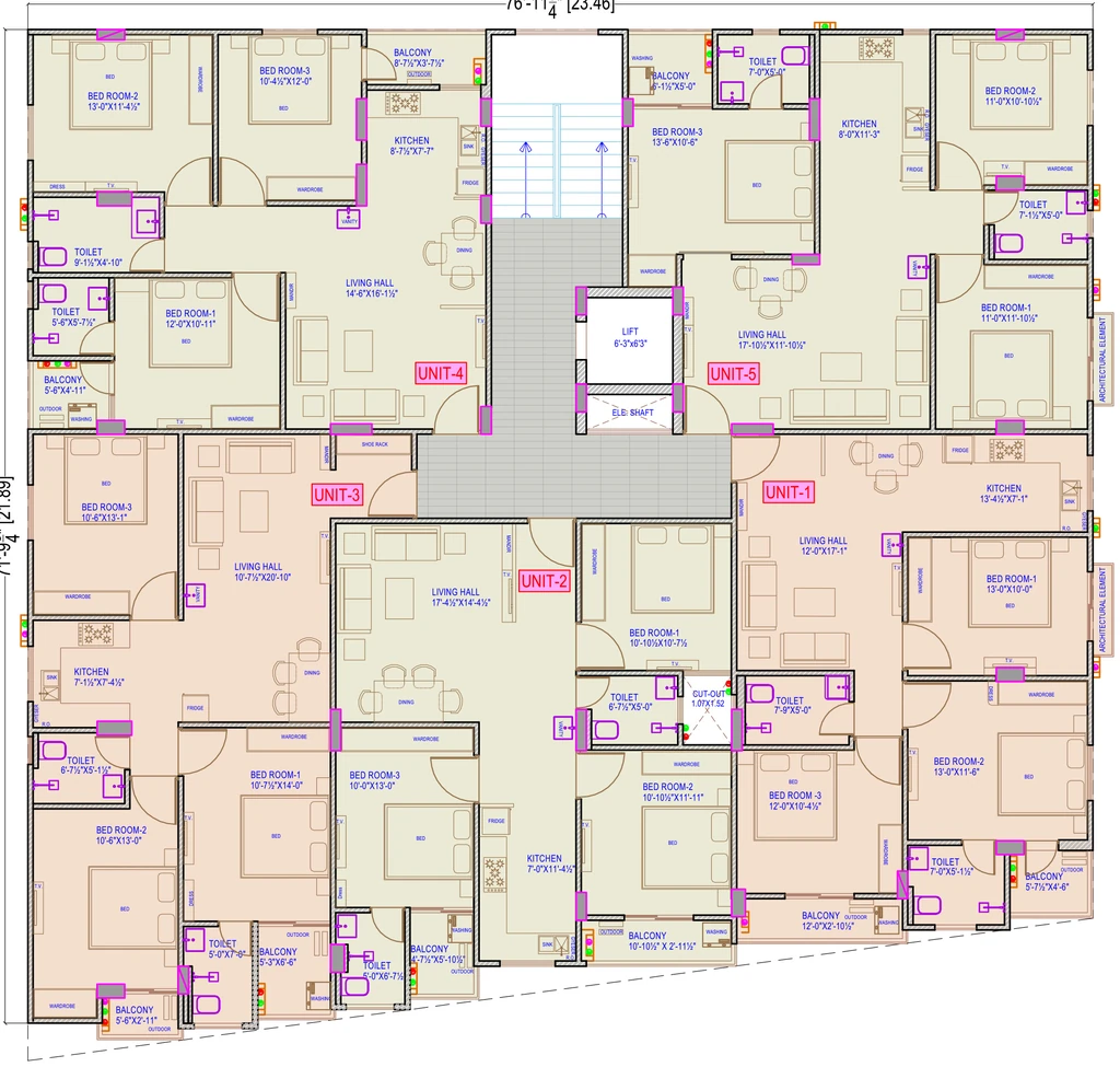 Floor Plan of Turban Ecoworld 3 in Kanakpura, Jaipur - Image 395782