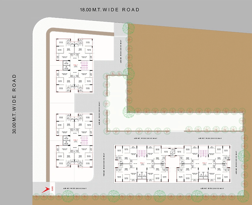 Master Plan of Commercial Hariom Neelkanth Space in Sanand, Ahmedabad - Image 395303