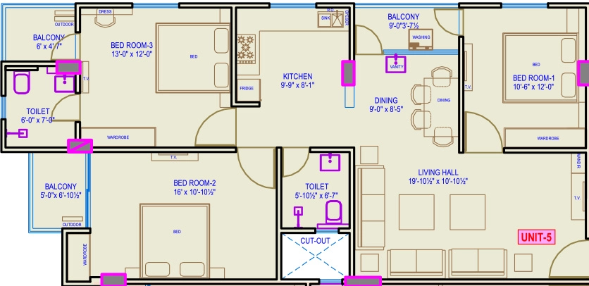 3 BHK Flat in Turban Ecoworld 4 in Kanakpura, Jaipur - Image 914827