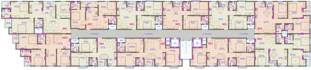 Floor Plan of Turban Ecoworld 4 in Kanakpura, Jaipur - Image 395789