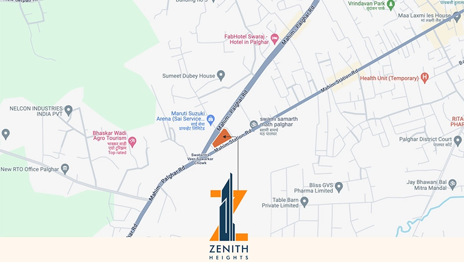 Location of Commercial Arvel Zenith Heights - Image 395772