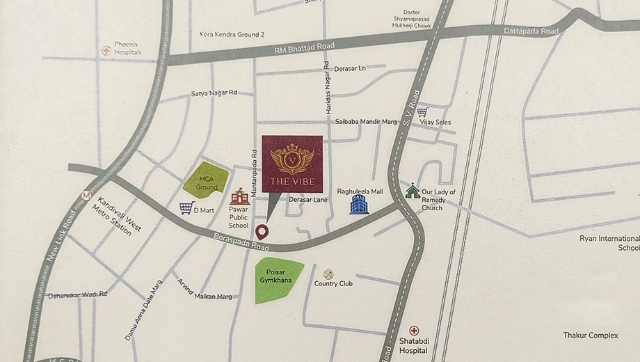 Location of Sahakar The Vibe - Image 397852
