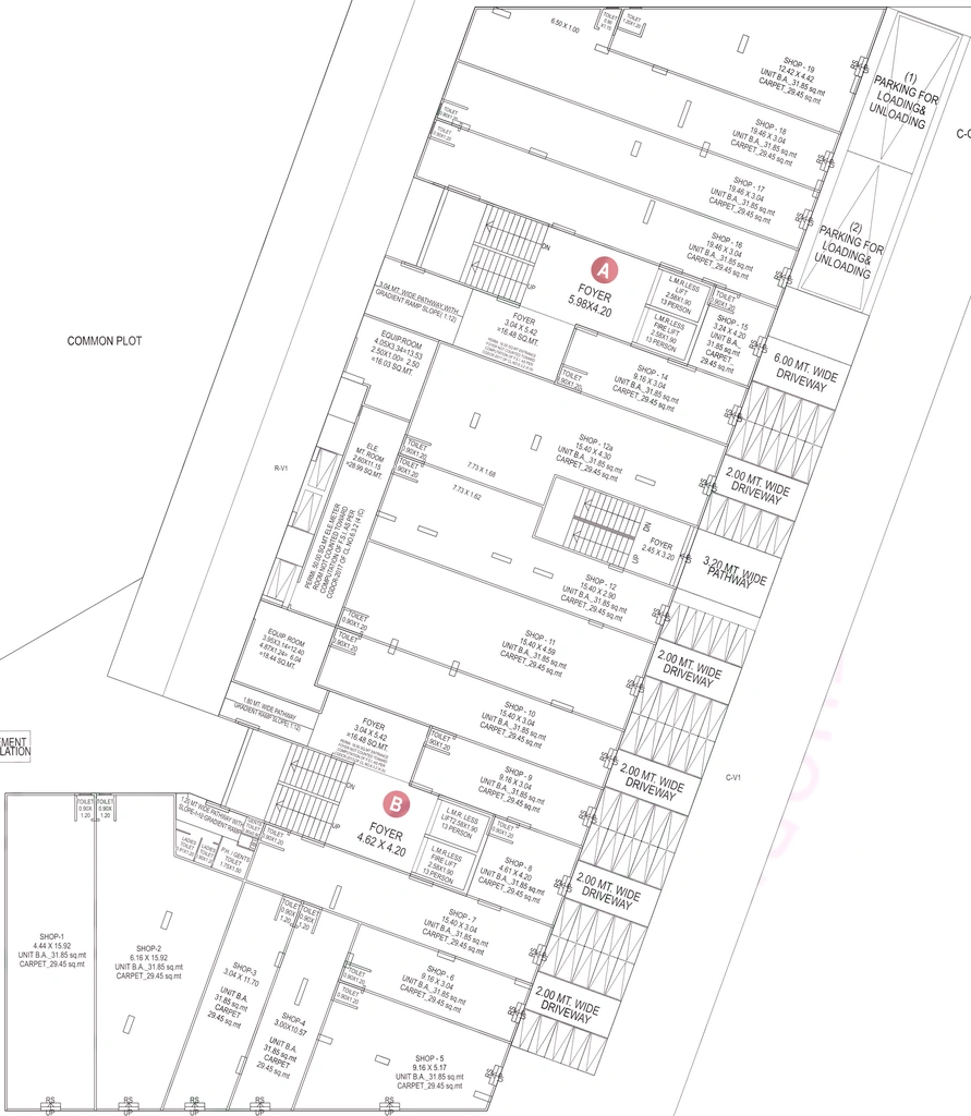 Floor Plan of Commercial Kautilya Two 20 in Shilaj, Ahmedabad - Image 395347