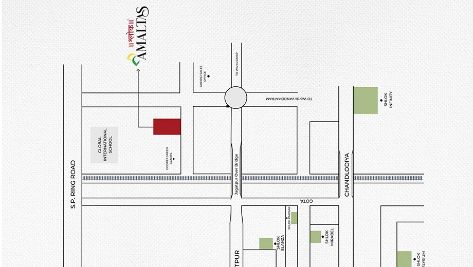 Location of Shlok Amaltas - Image 395412
