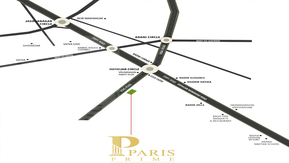 Location of Shree Paris Prime - Image 395422