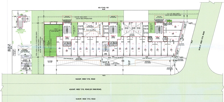 Master Plan of Shree Paris Prime in Vinzol, Ahmedabad - Image 395423
