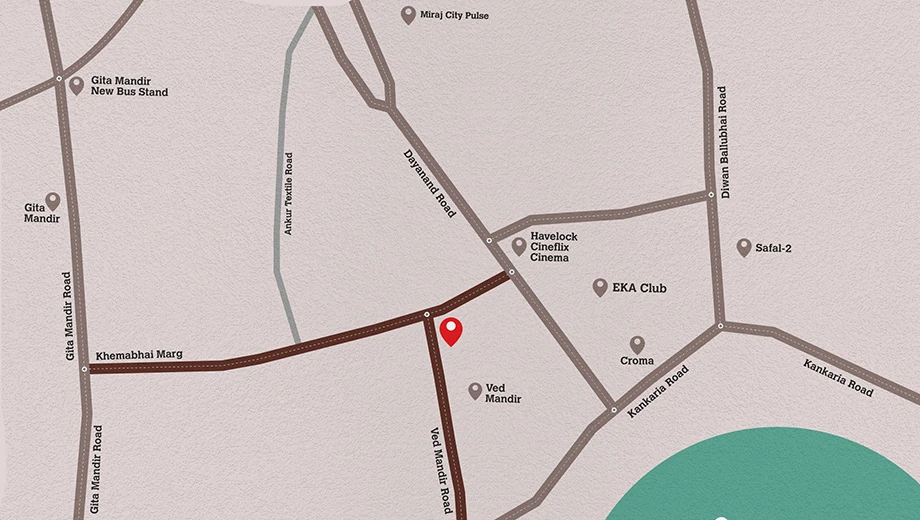Location of Commercial Prarambh Aura Heights - Image 395448