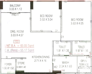 2 BHK Flat in Shriyam Heritage in Daskroi, Ahmedabad - Image 914670