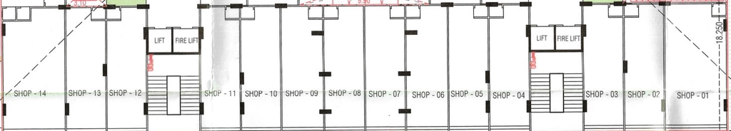 Floor Plan of Commercial Shriyam Heritage in Daskroi, Ahmedabad - Image 395459