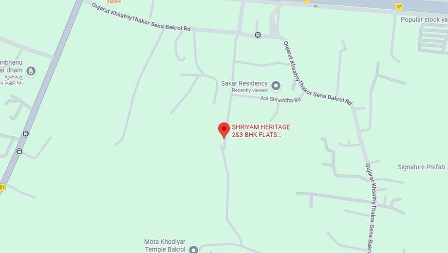 Location of Commercial Shriyam Heritage - Image 395457