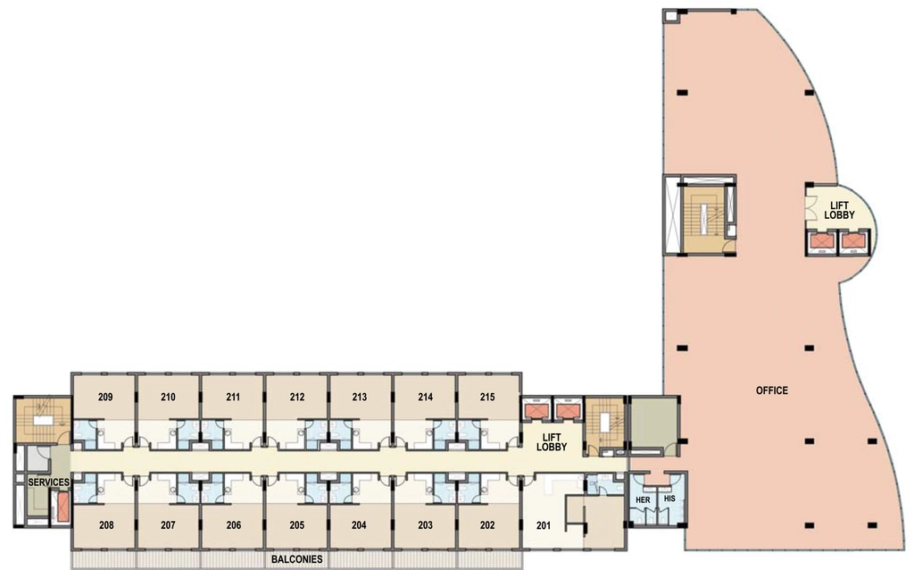 Floor Plan of Era Casa Picasso in Sector 61, Gurgaon - Image 396616