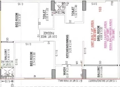 2 BHK Flat in SSD SPL 2 in Nana Chiloda, Ahmedabad - Image 914674