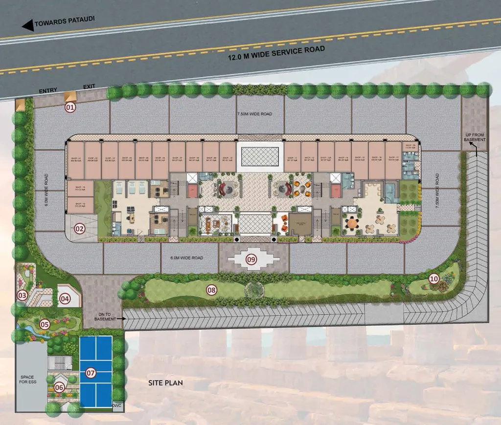 Master Plan of Emperium Titan in Sector 88A, Gurgaon - Image 396666