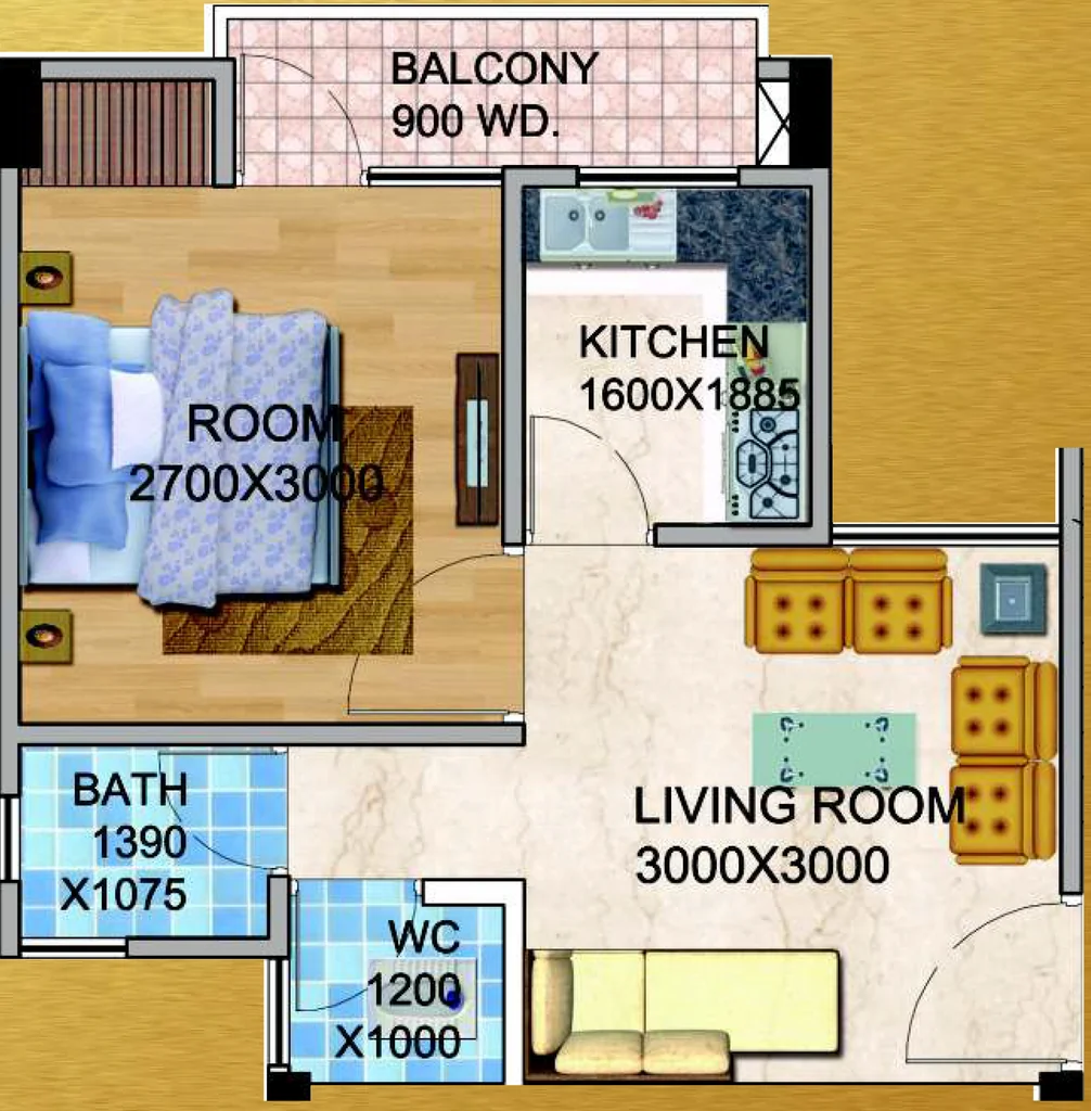 1 BHK Flat in GDA Samajwadi Awas Yojna in Bhopura, Ghaziabad - Image 914716