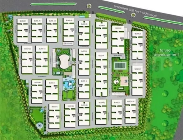Master Plan of Indu Aranya Pallavi in Nagole, Hyderabad - Image 395620