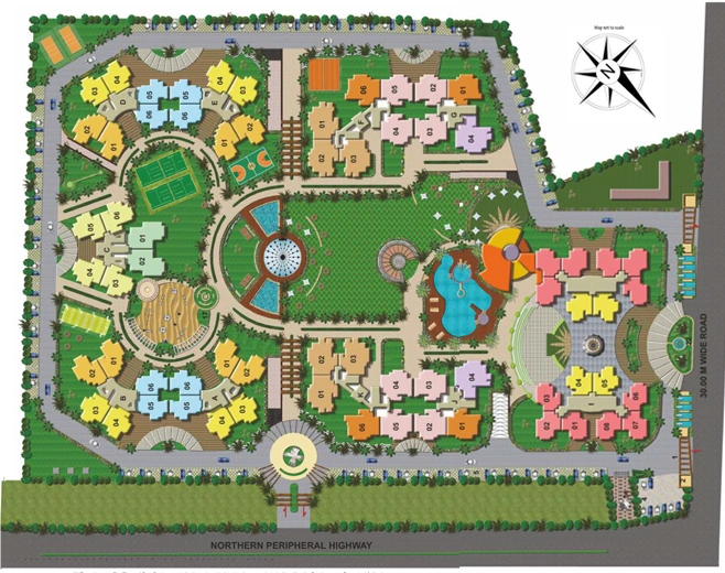 Master Plan of YPS Dwarika in Govindpuram, Ghaziabad - Image 395633