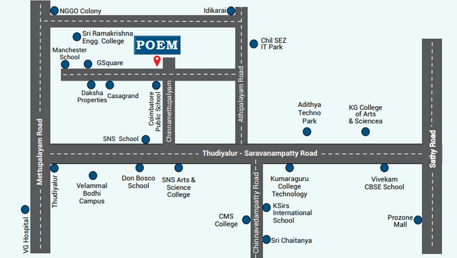 Location of Address Poem in Chinnavedampatti, Coimbatore - Image 395653