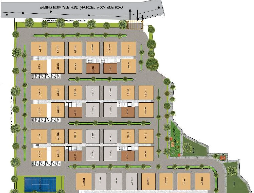 Master Plan of CSK Regal Oak in Saidabad, Hyderabad - Image 396656